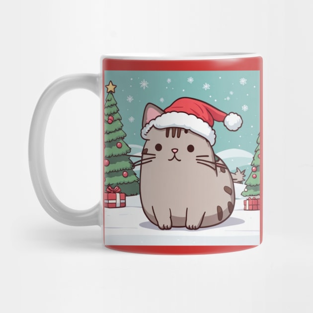 Pusheen Santa kitty by Love of animals